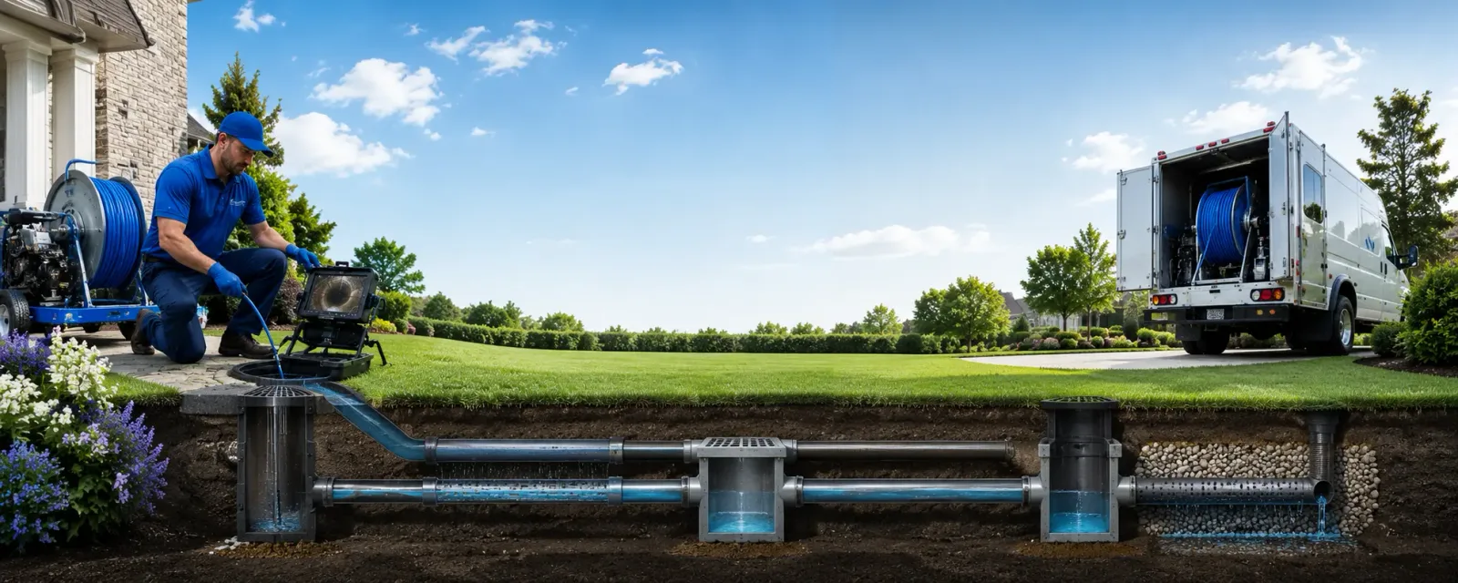 Outdoor drain cleaning information for Moundridge, KS